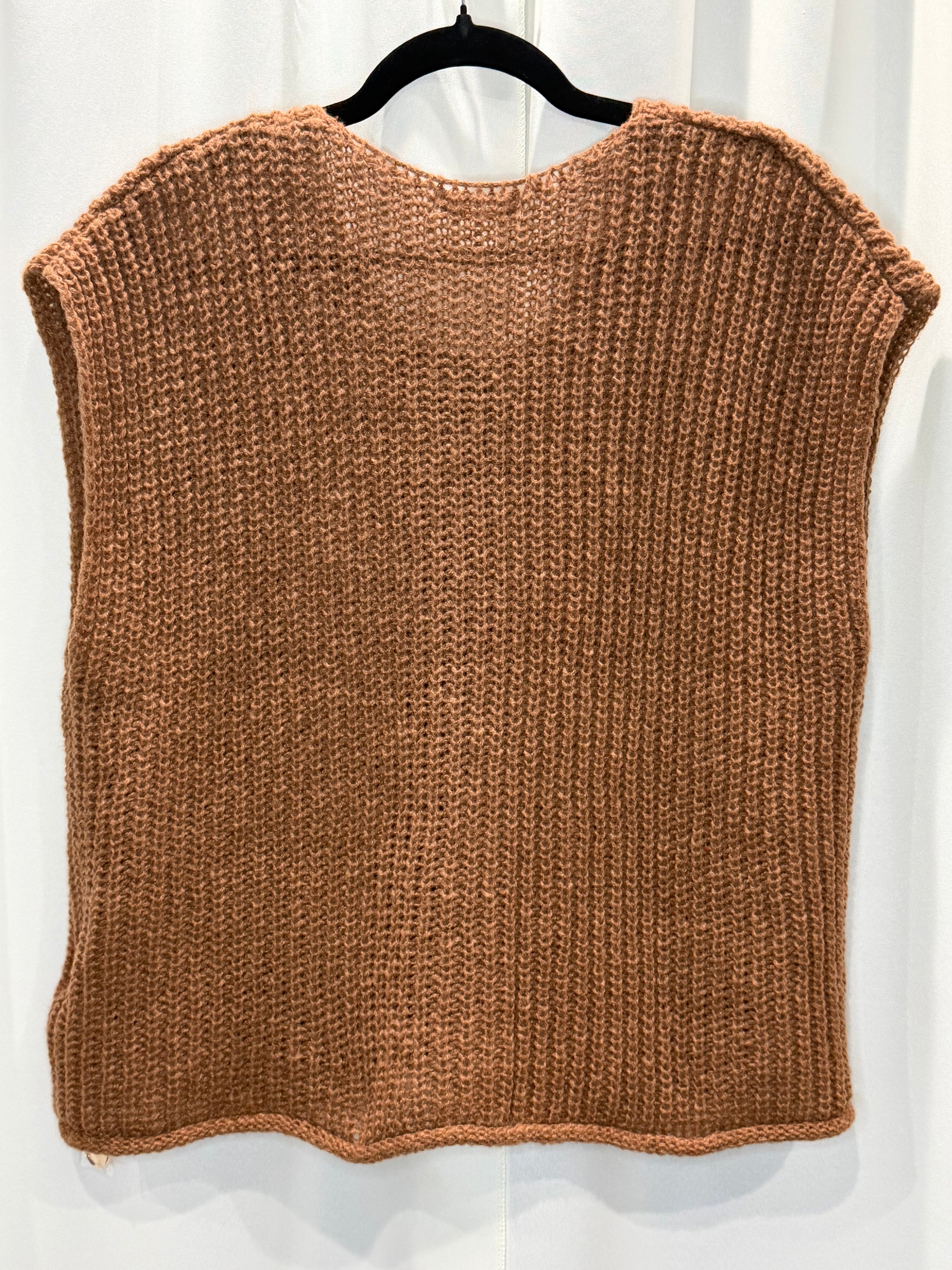 Button Up Sweater Vest