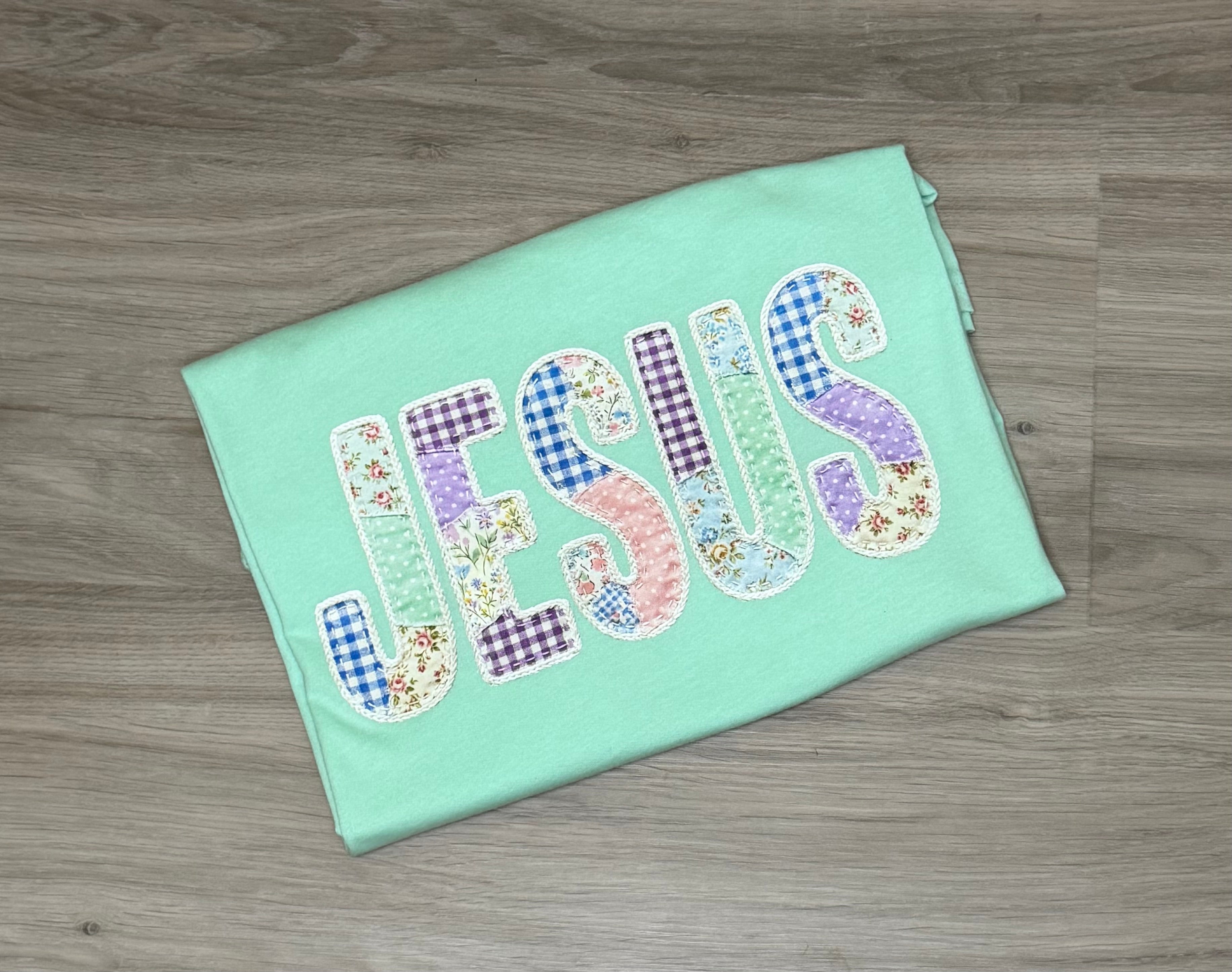 Patchwork Jesus T-shirt