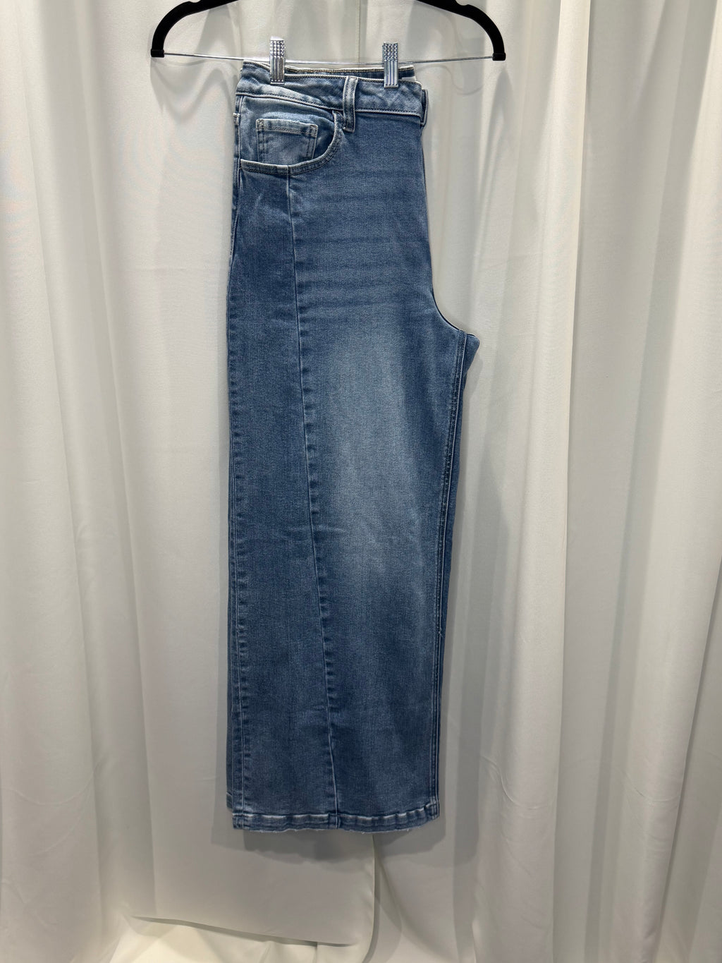 Wide Leg Denim Pants