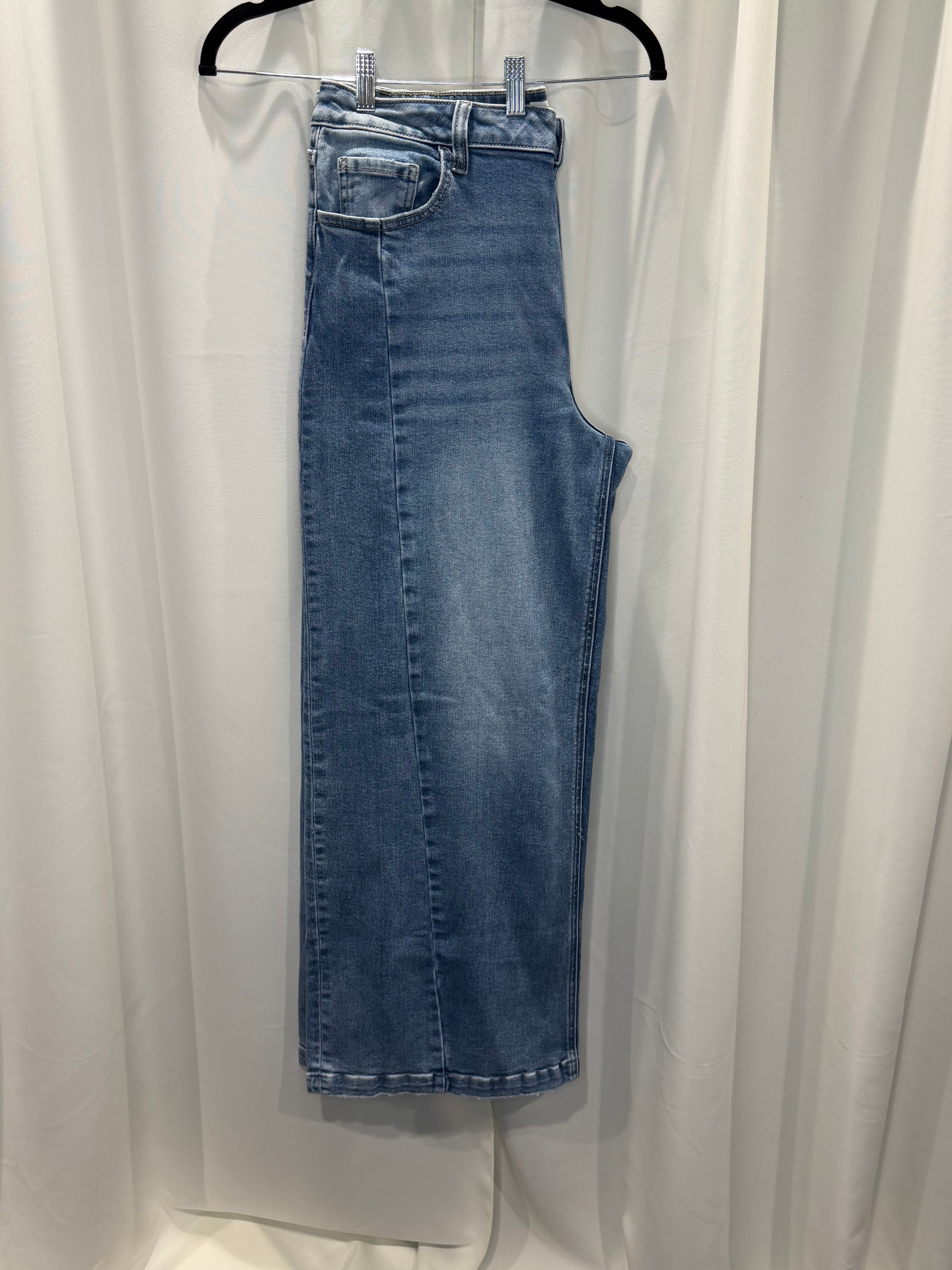 Wide Leg Denim Pants