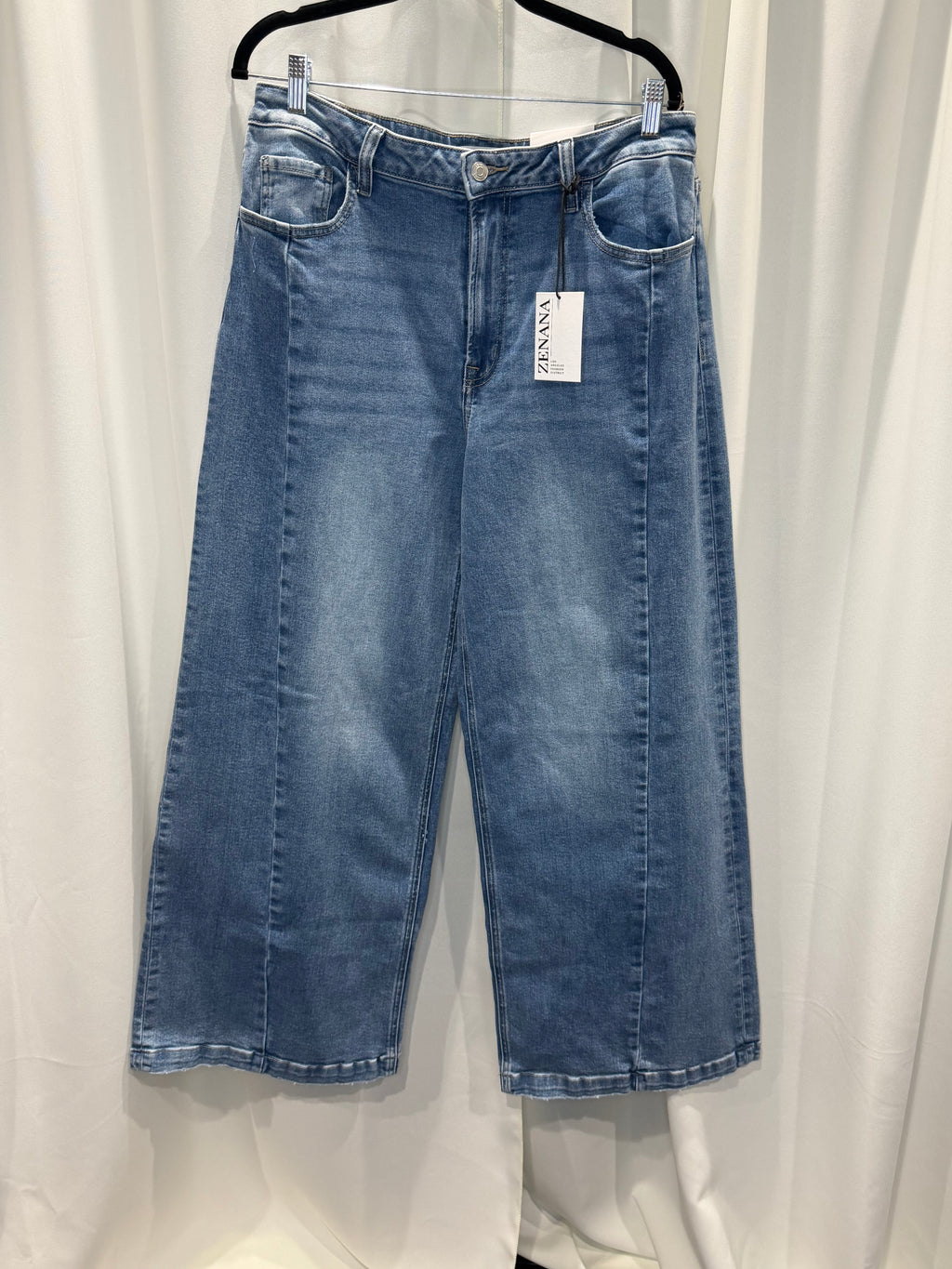 Wide Leg Denim Pants