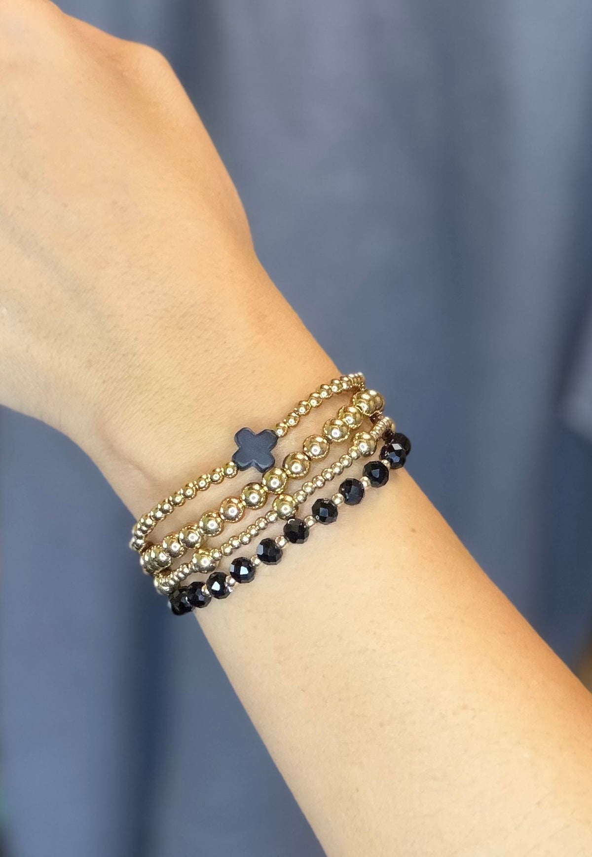 Cross Beaded Boho Style Bracelet