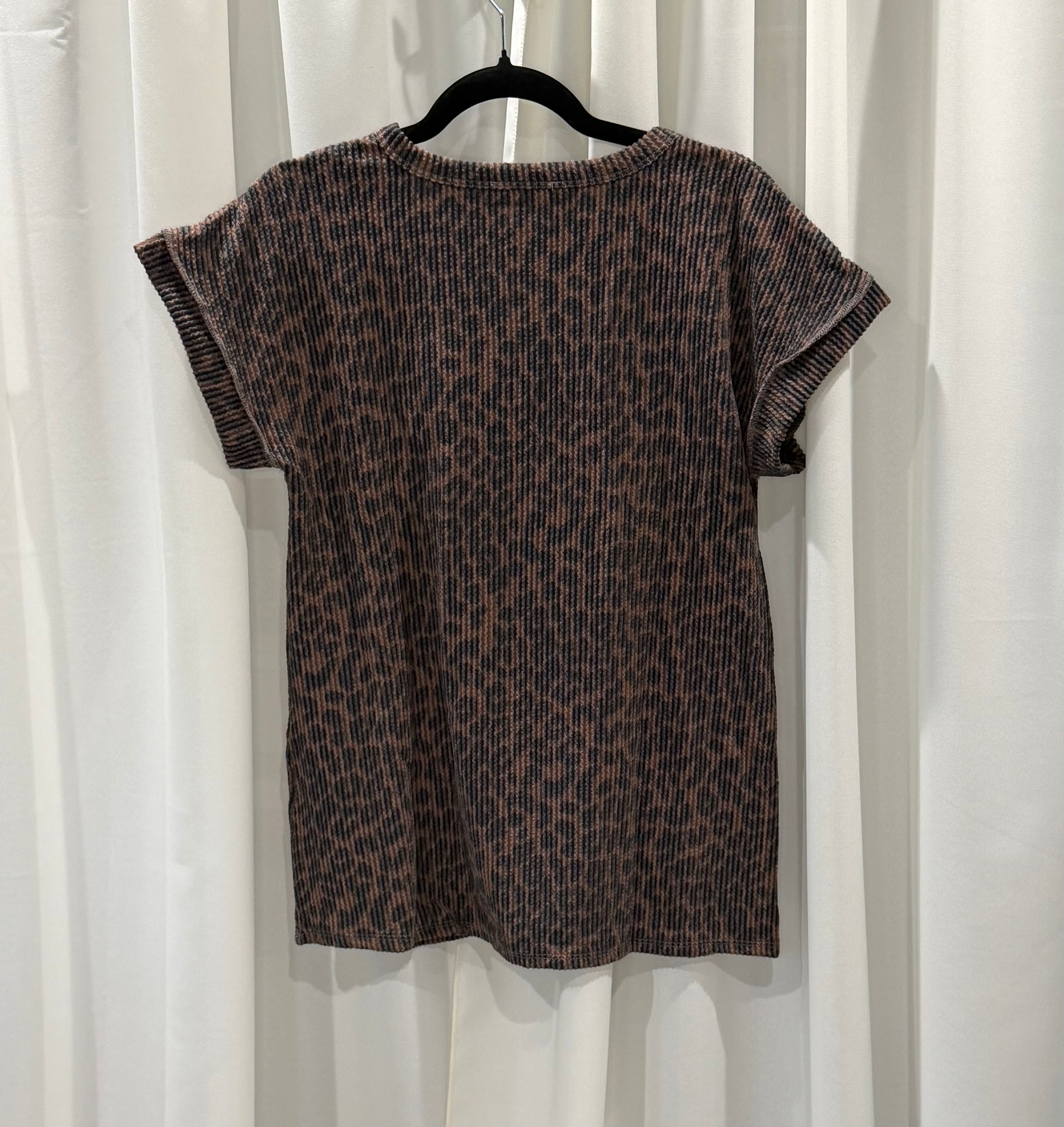 Animal Print Button-Up