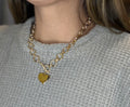 Hammered Heart Necklace