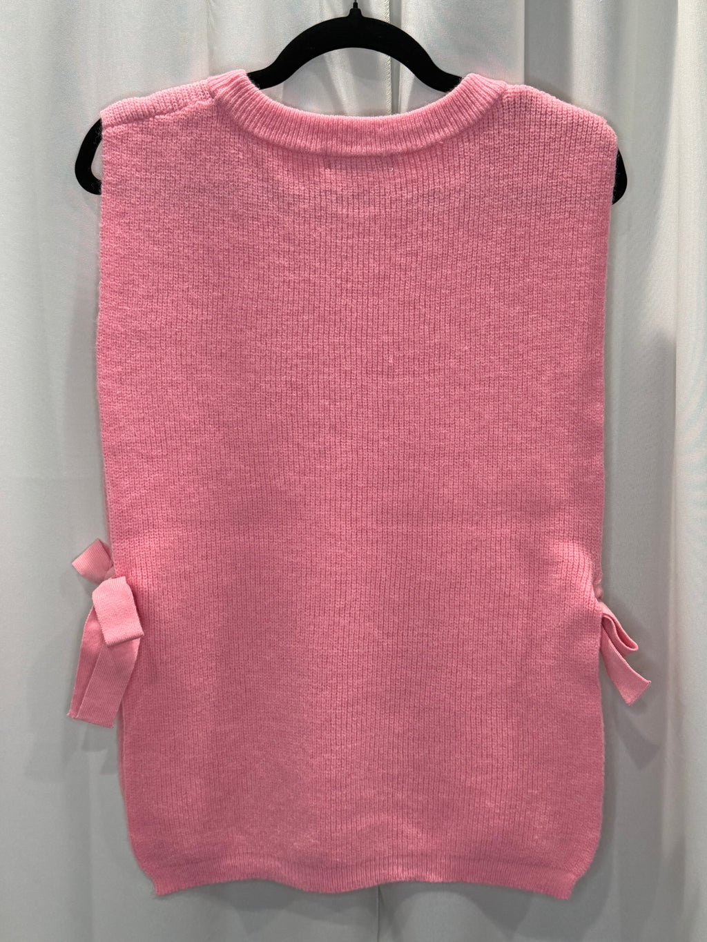 Side Tie Sweater Vest