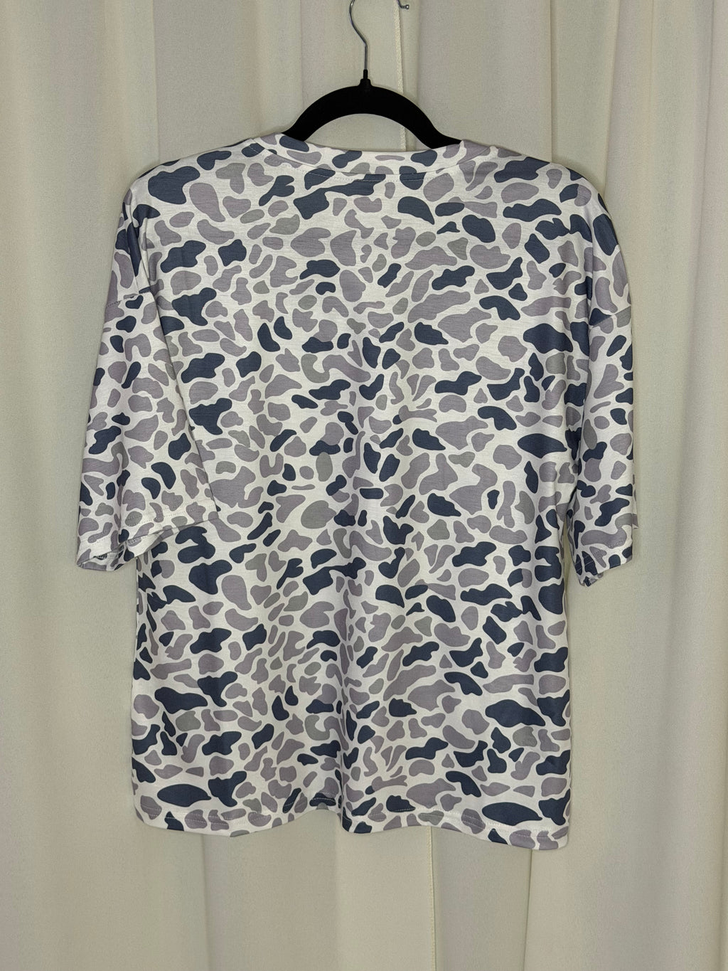 Camouflage V Neck Pocket Tee