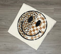 Leopard/Checkered Smiley Tshirt