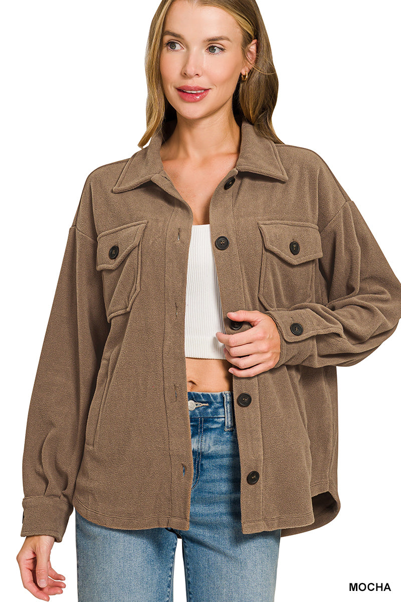 Oversized Fleece Shacket