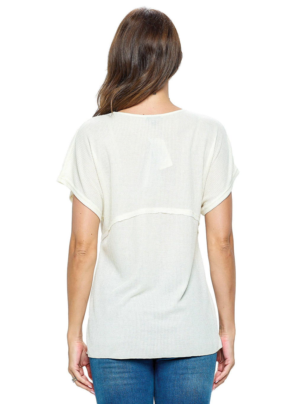 Waffle Knit Boho Top